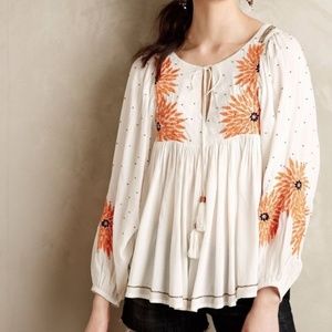 Floreat Austral peasant blouse - Size XS